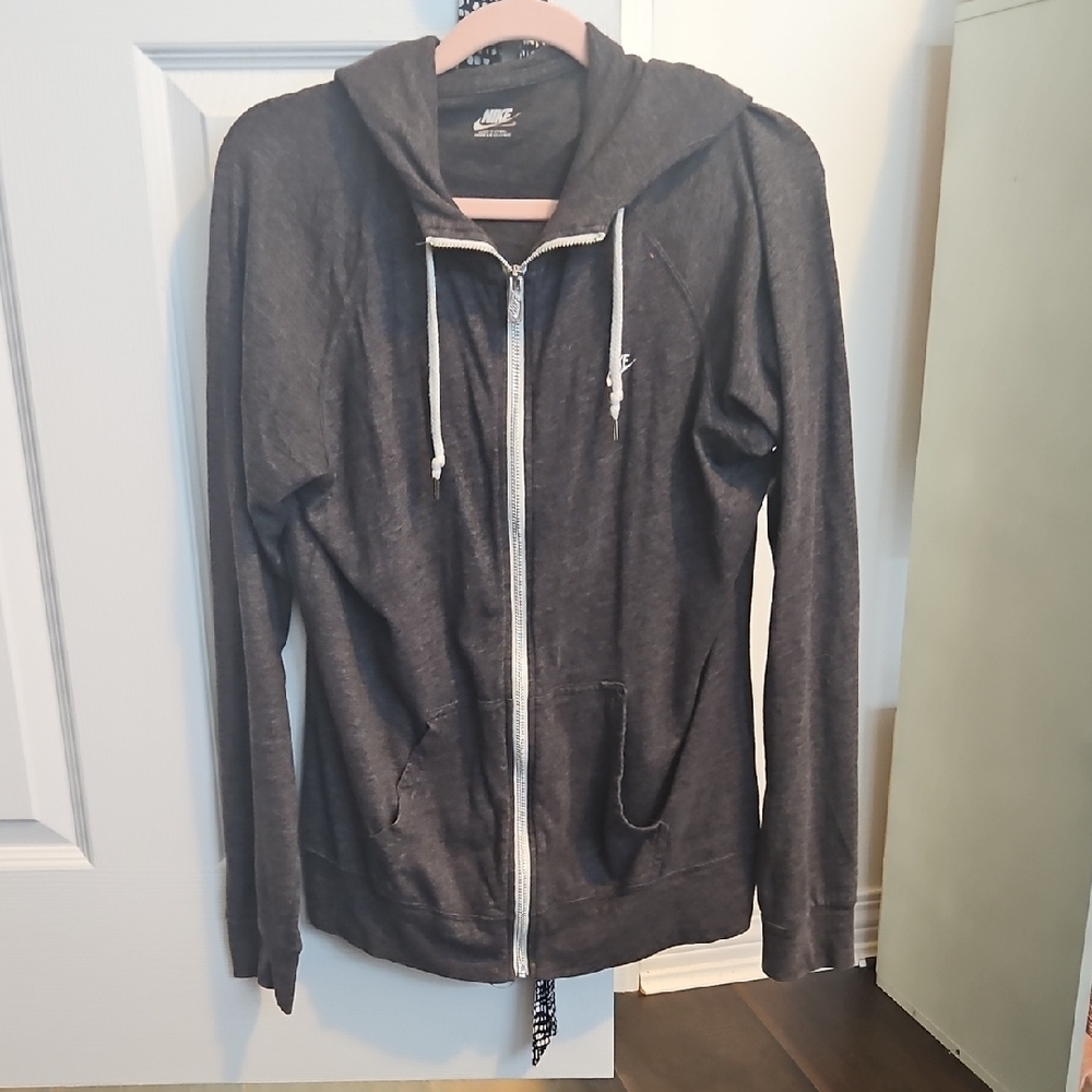Nike Charcoal Full-Zip Hoodie